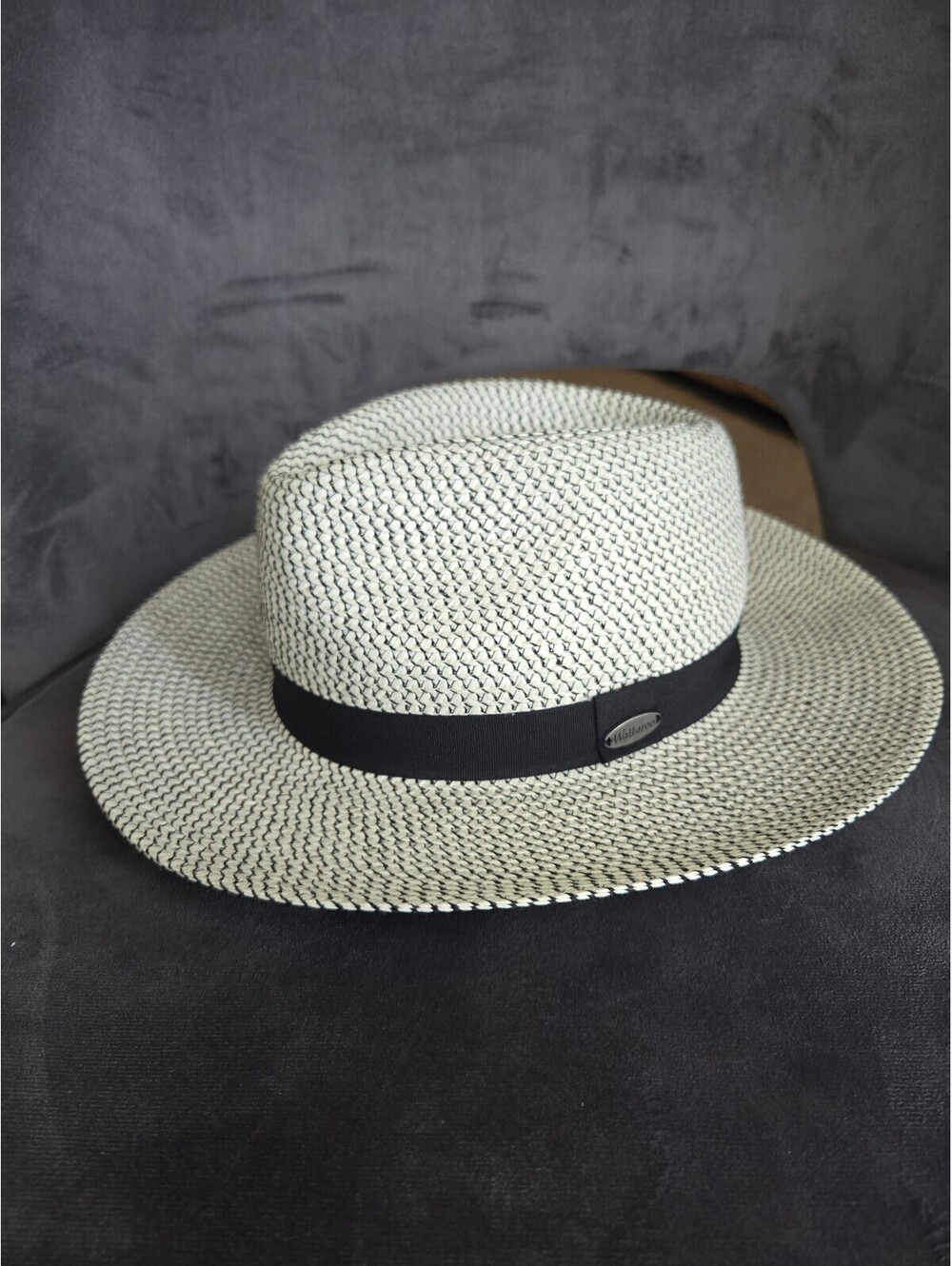 Wallaroo Hat Company Charlie Fedora Straw Sun Hat Packable Adjustable O/S